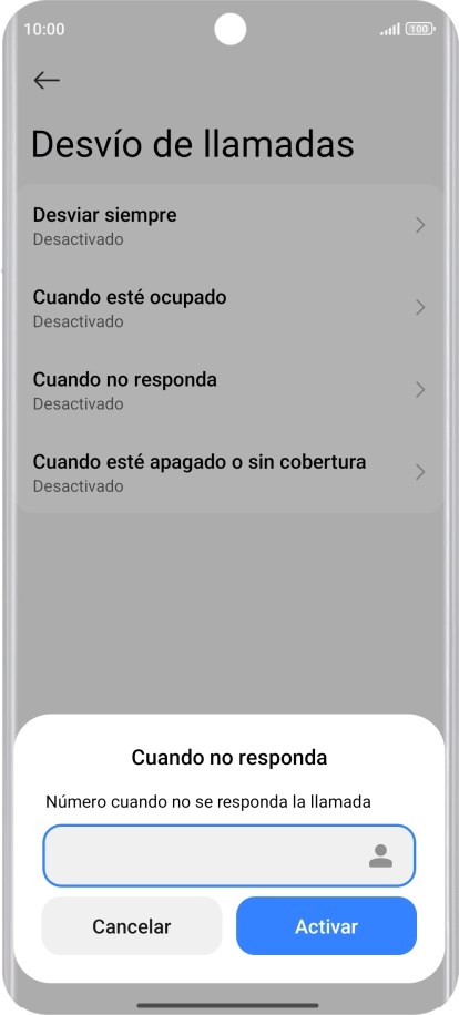 Introduce +34600132000 y pulsa Activar.