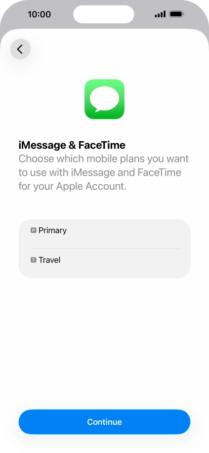 Press the required price plan.