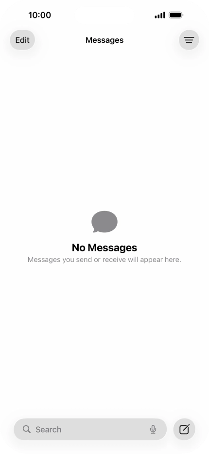 Press the new message icon.