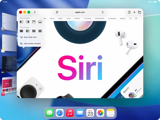 Press the required layout.