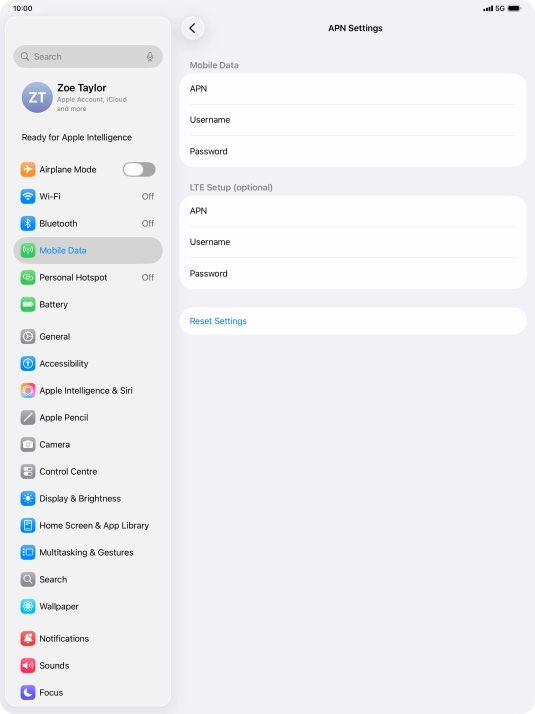 Press APN and key in wap.vodafone.co.uk.