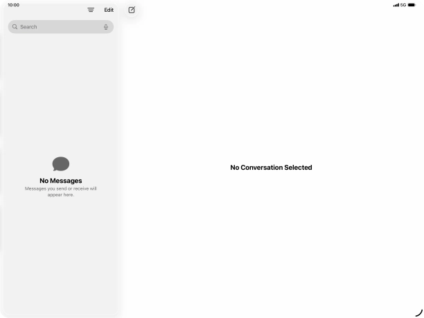 Slide your finger downwards starting from the top of the screen.