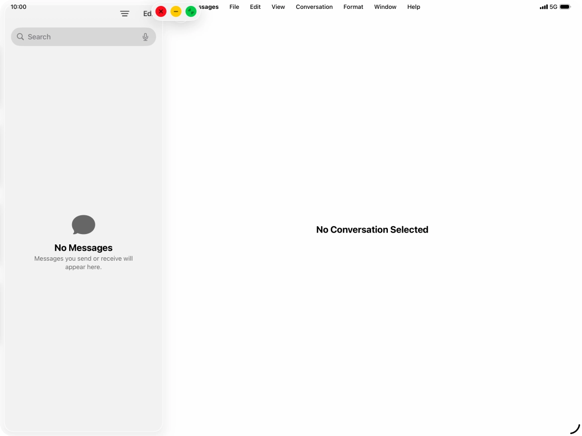 Press the minimise icon.