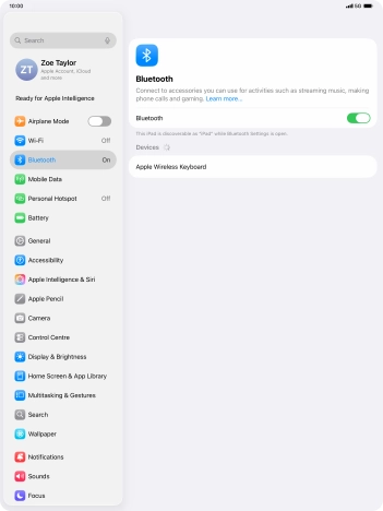 Slide your finger upwards starting from the bottom of the screen to return to the home screen.