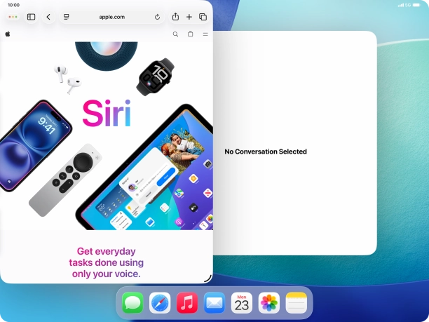 Press the second application.