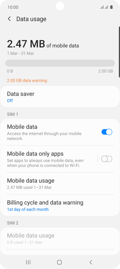 Samsung Galaxy 1 View Data Usage Vodafone Uk Samsung Galaxy 1 View Data Usage Vodafone Uk
