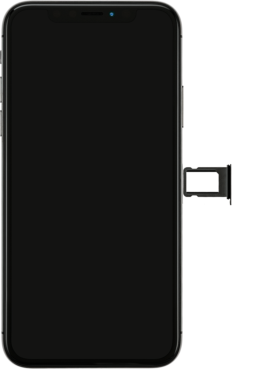 Turn your SIM so the angled corner of the SIM matches the angled corner of the SIM holder.