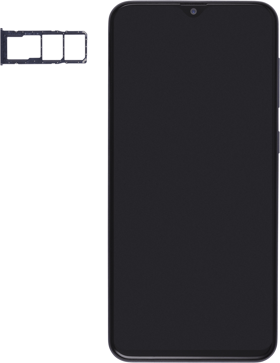 Turn your SIM so the angled corner of the SIM matches the angled corner of the SIM holder and place your SIM in the SIM holder.