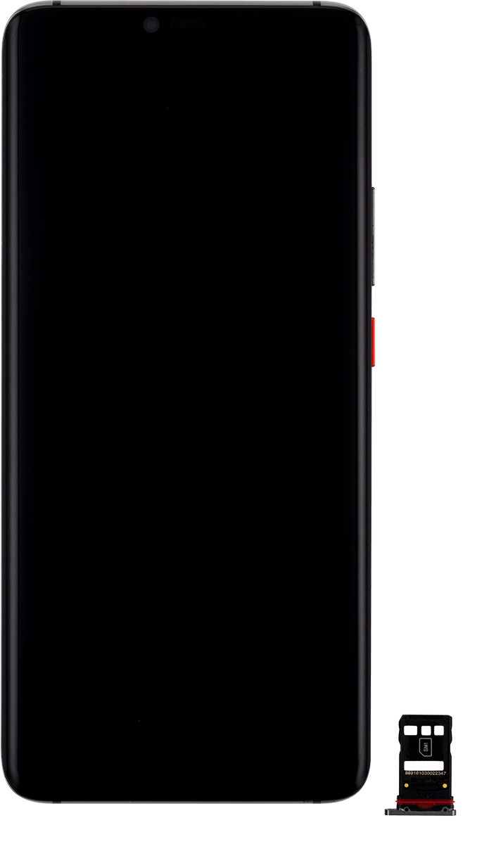 Place your SIM as illustrated on the SIM holder.