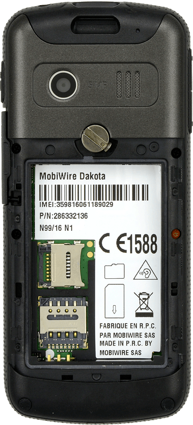 Place your SIM as illustrated next to the SIM holder.