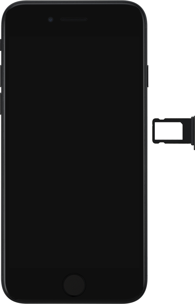 Turn your SIM so the angled corner of the SIM matches the angled corner of the SIM holder.