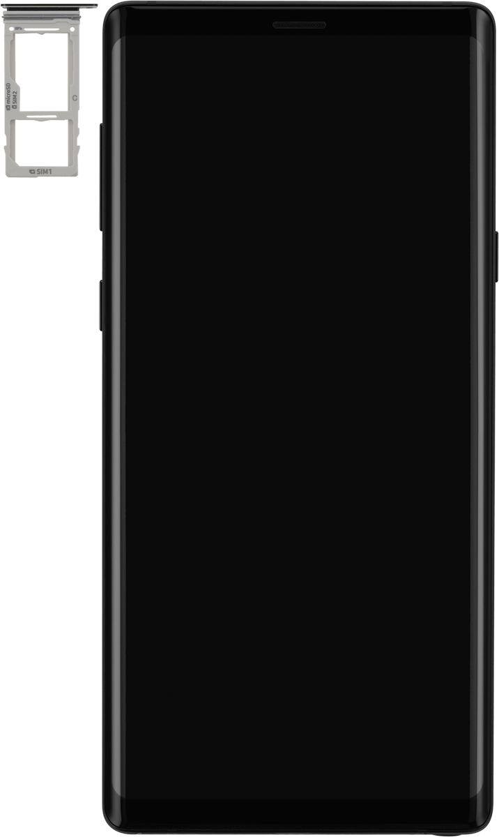 Place your SIM as illustrated next to the SIM holder.