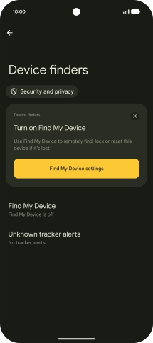 Press Find My Device.