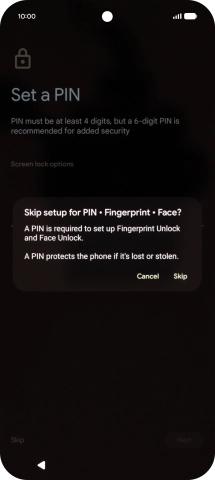 Press Skip.