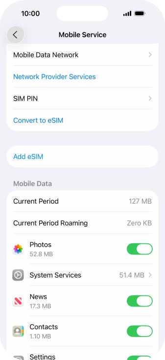 Press Add eSIM.