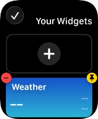 Press the confirm icon.