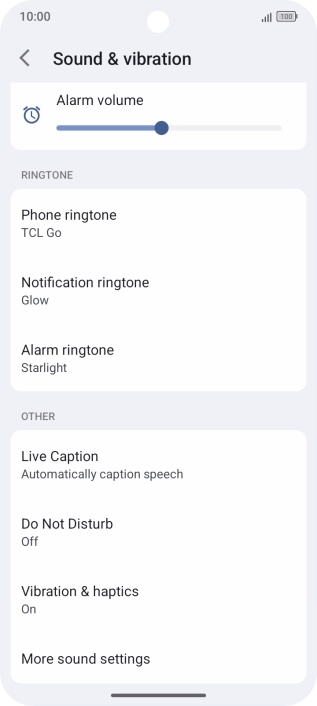 Press Phone ringtone.