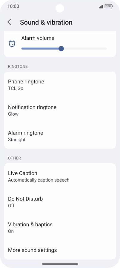 Press Phone ringtone.