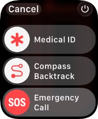 Press the power off icon.