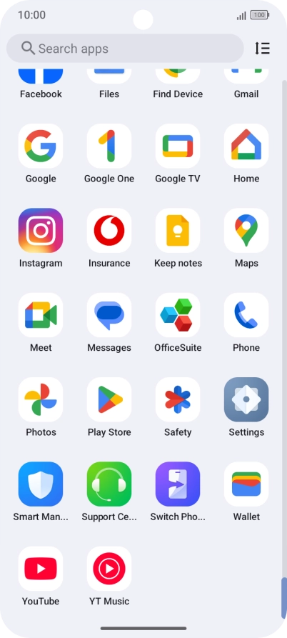 Press Play Store.