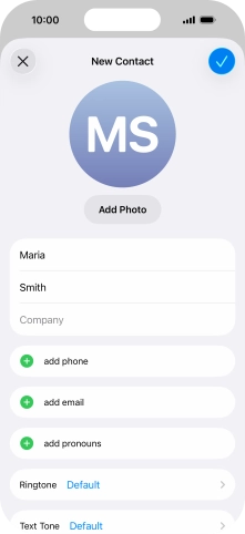 Press add phone.