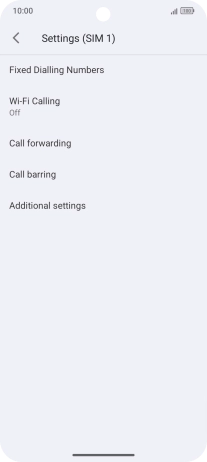 Press Additional settings.
