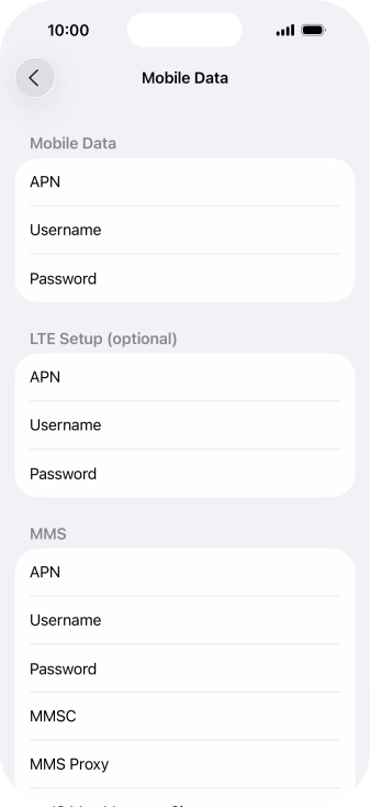 Press APN and key in mms.vodafone.net.