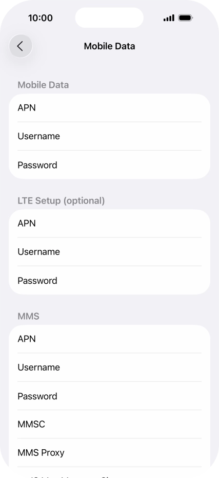 Press APN and key in mms.vodafone.net.