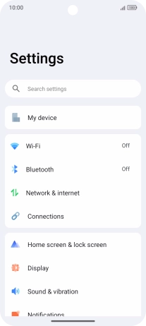 Press Bluetooth.