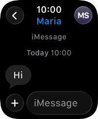 Press iMessage.