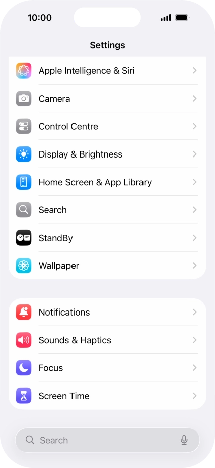 Press Display & Brightness.