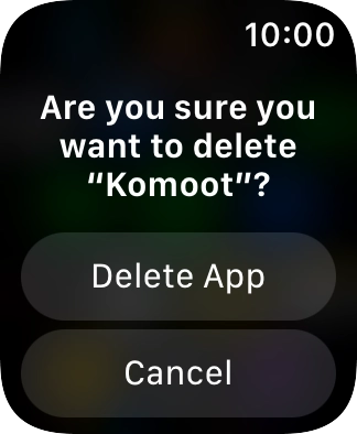 Press Delete App.