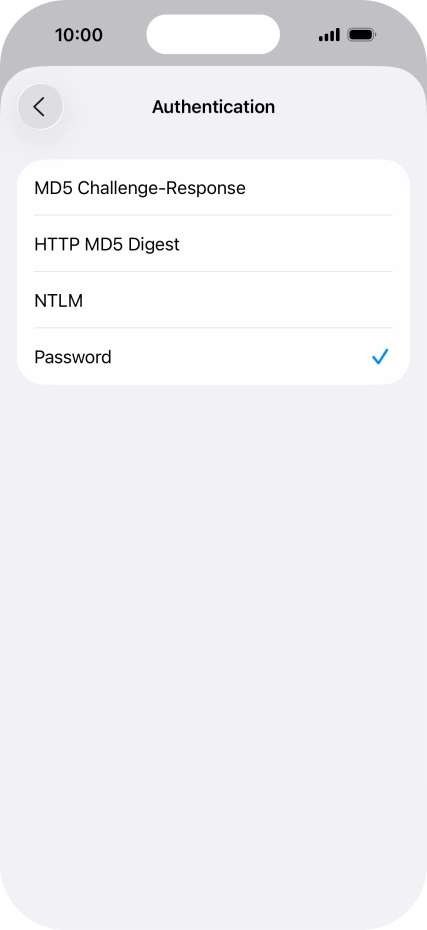 Press Password.