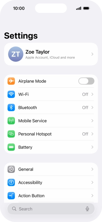 Press Battery.