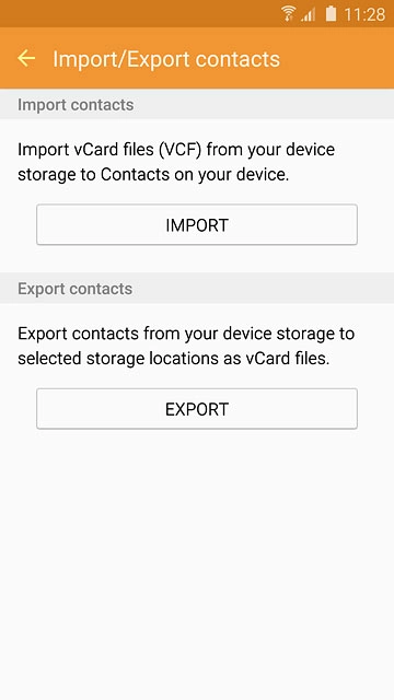Press EXPORT.