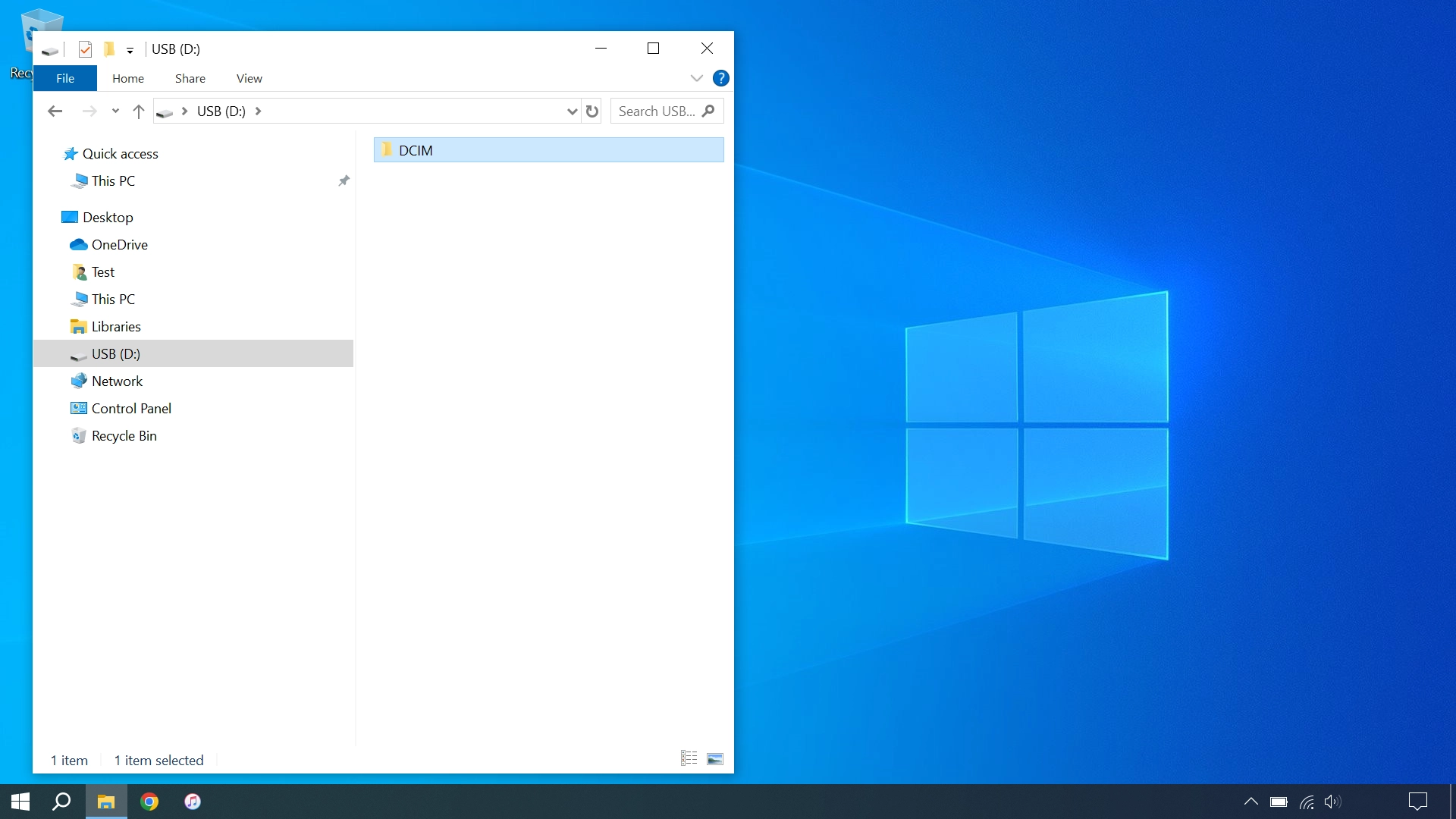 Go to the required folder in your computer's or your phone's file system.