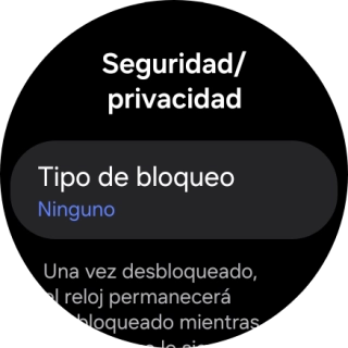 Pulsa Tipo de bloqueo.