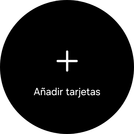 Pulsa Añadir tarjetas.