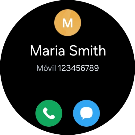 Pulsa el icono de realizar llamadas.