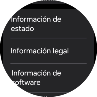 Pulsa Información de estado.