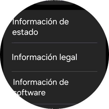 Pulsa Información de estado.