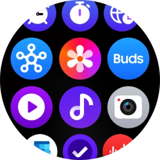 Pulsa el icono de reproductor de música.