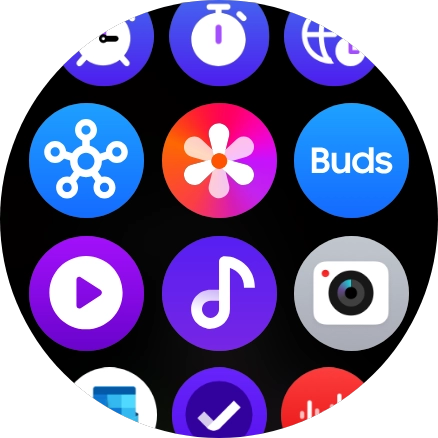 Pulsa el icono de reproductor de música.