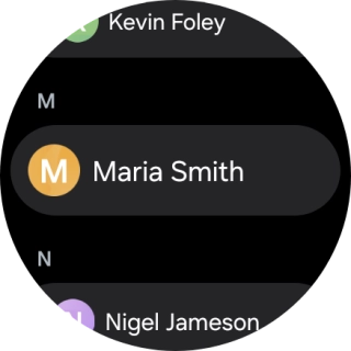 Pulsa el contacto deseado.