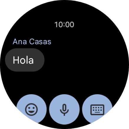 Pulsa el icono de micrófono.