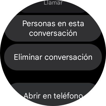 Pulsa Eliminar conversación.