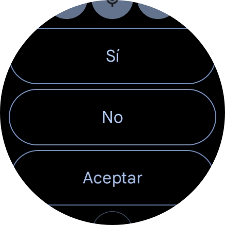 Pulsa la respuesta deseada.