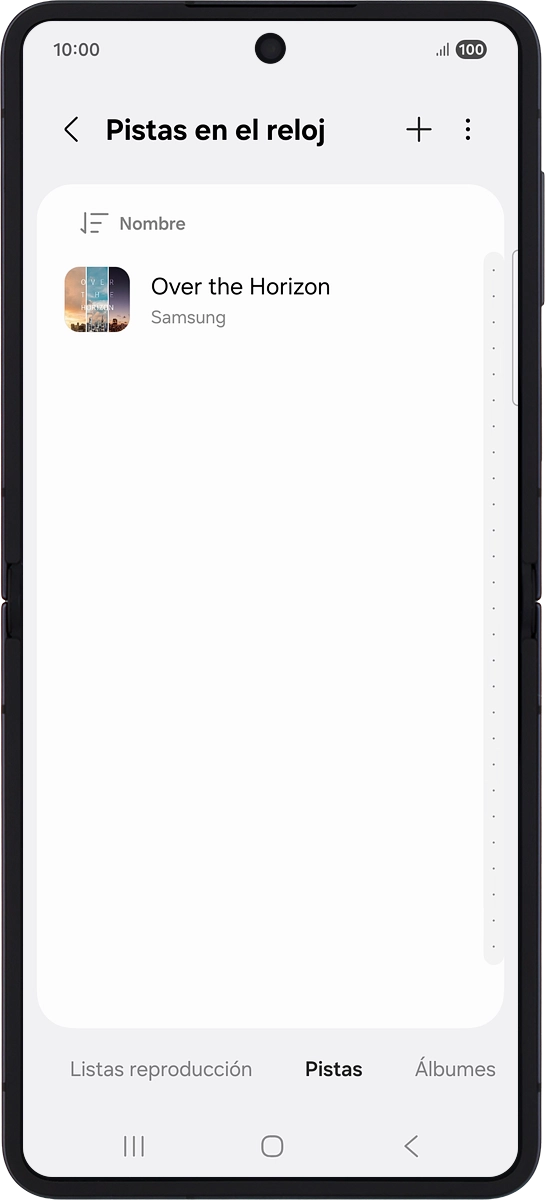 En el teléfono: Pulsa el icono de añadir.