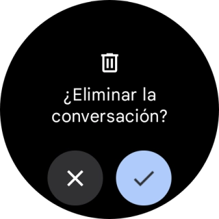 Pulsa el icono de aceptar.