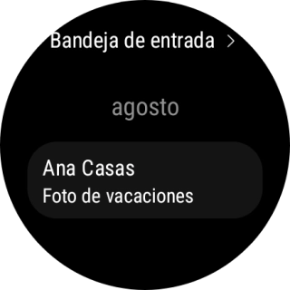 Pulsa el correo electrónico deseado para leerlo.